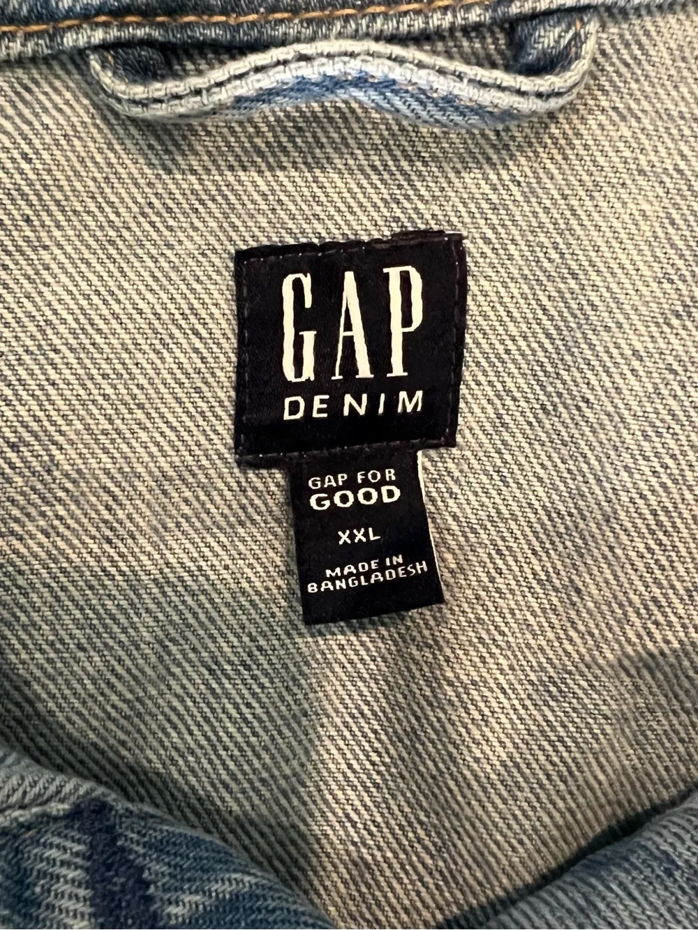 GAP Light Blue Washed Denim Jacket